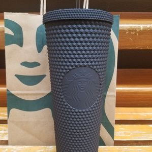 Starbucks matte black studded tumbler